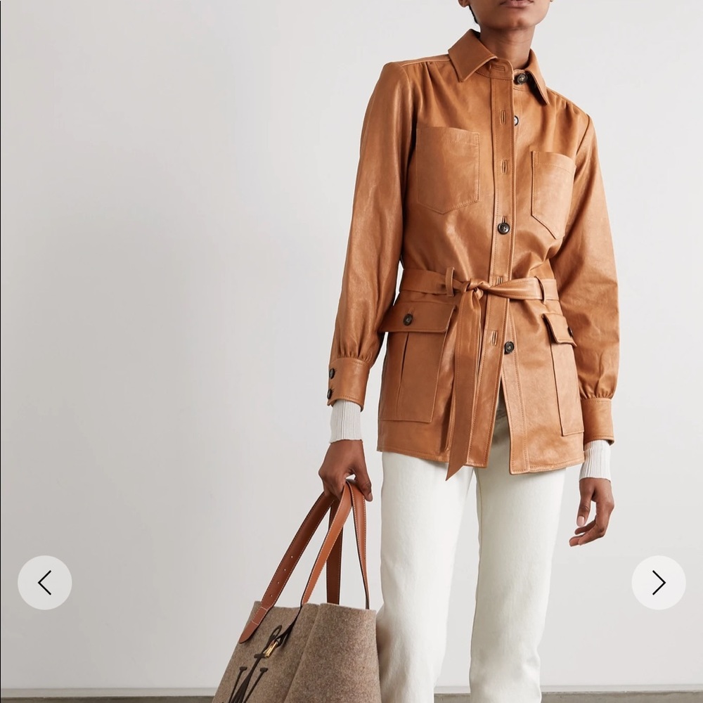 Frame leather jacket in xs
